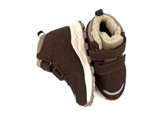 En Fant chocolate brown vintersneaker med TEX